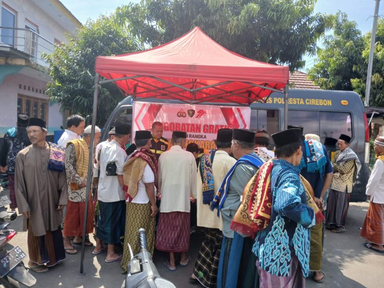 Polresta Cirebon Gelar Bhaktikes Hari Bhayangkara ke-79 di Masjid Al Barokah