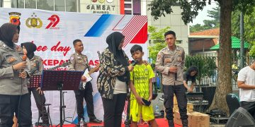 Polresta Cirebon Sapa Warga di CFD: Beri Pelayanan Lengkap & Hiburan Bageur Band Meriahkan Hari Bhayangkara ke-79