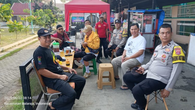 Anggota Polsek Balaraja Melaksanakan Pengamanan Pekan Raya Balaraja di RTH