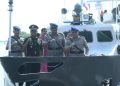 Tabur Bunga di Laut,Polairud Polda Jabar dan Polres Cirebon Kota Kenang Jasa Pahlawan Bahari.