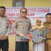 Kapolresta Tangerang Serahkan Kunci Bedah Rumah dalam Rangka Hari Bhayangkara ke-79