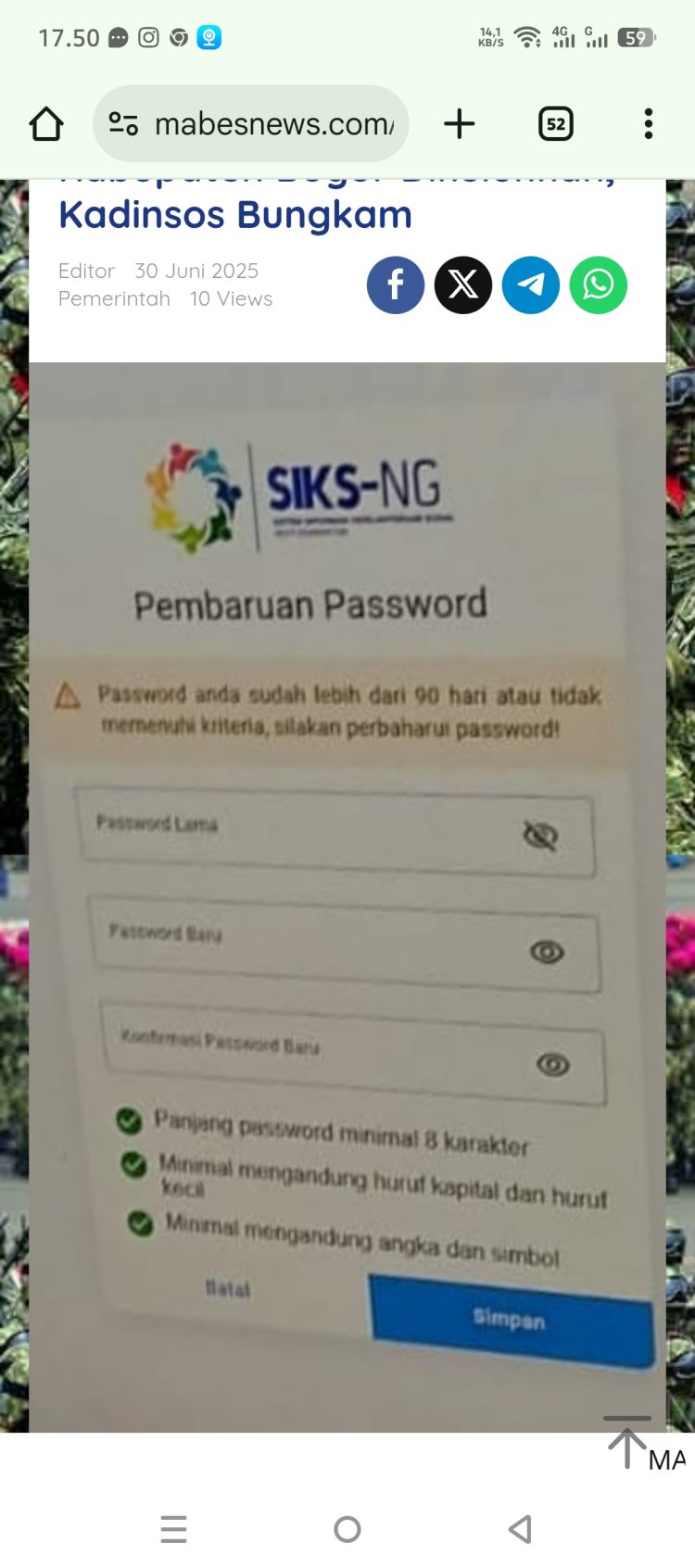 Sistem Pendaftaran DTSE Kabupaten Bogor Dikeluhkan, Kadinsos Bungkam