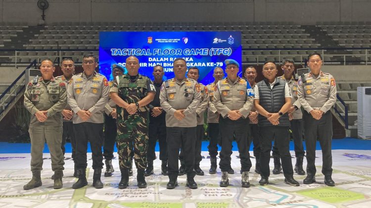 Polri Gelar Tactical Floor Game Jelang HUT Bhayangkara ke-79, 5.800 Personel Disiagakan untuk Amankan Monas