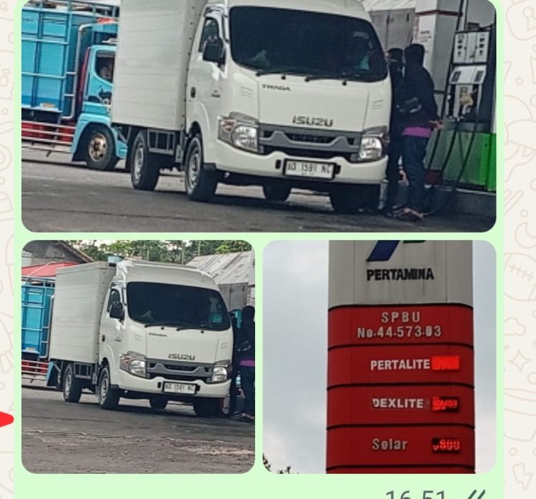 Virall SPBU 44.573.03 jadi lahan subur ngangsu solar subsidi diduga milik oknum anggota TNI aktif polres Boyolali terkondisi 