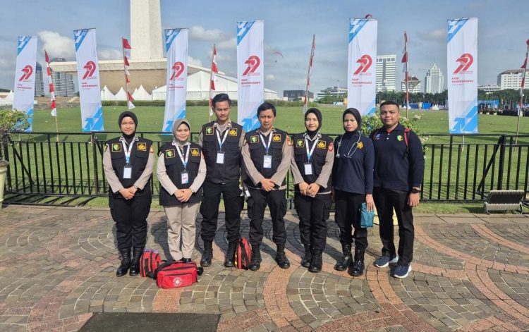 Kesehatan Lapangan dalam Rangkaian Upacara Hari Ulang Tahun Bhayangkara ke-79 