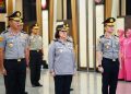 17 Perwira Tinggi Polri Naik Pangkat, Satu Diantaranya Raih Bintang Tiga