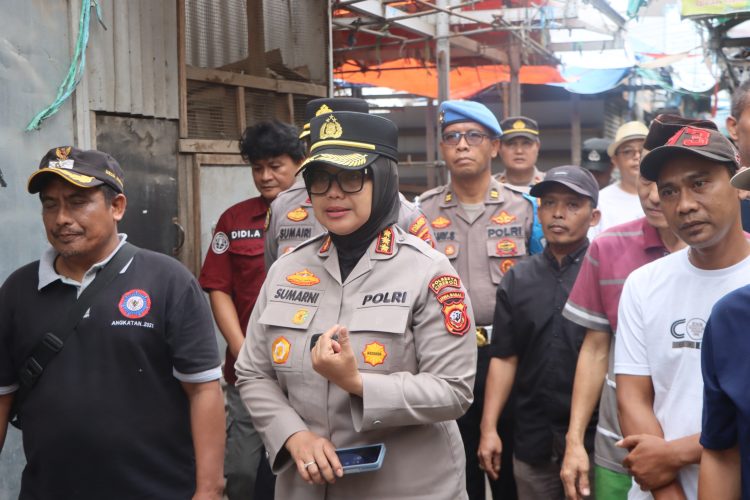 Polresta Cirebon Laksanakan Pengecekan Relokasi Sementara Pasar Jungjang di Lahan Polri 