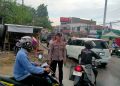 Ciptakan Kamseltibcarlantas di Wilayah Hukum Polsek Balaraja Pengaturan Arus Lalu Lintas Pagi Hari