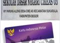 Penyaluran Program KIP di SDN Cikeas Sukaraja Bogor Amburadul, Diduga Operator Sekolah dan Desa Kongkalikong Data