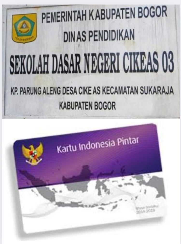 Penyaluran Program KIP di SDN Cikeas Sukaraja Bogor Amburadul, Diduga Operator Sekolah dan Desa Kongkalikong Data