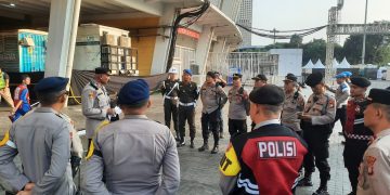 Terjunkan 551 Personel Gabungan Amankan Pertandingan Vietnam vs Kamboja di GBK