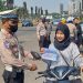 Operasi Patuh Jaya 2025: Polres Metro Bekasi Kota Gencarkan Edukasi Tertib Lalu Lintas di Boulevard Summarecon