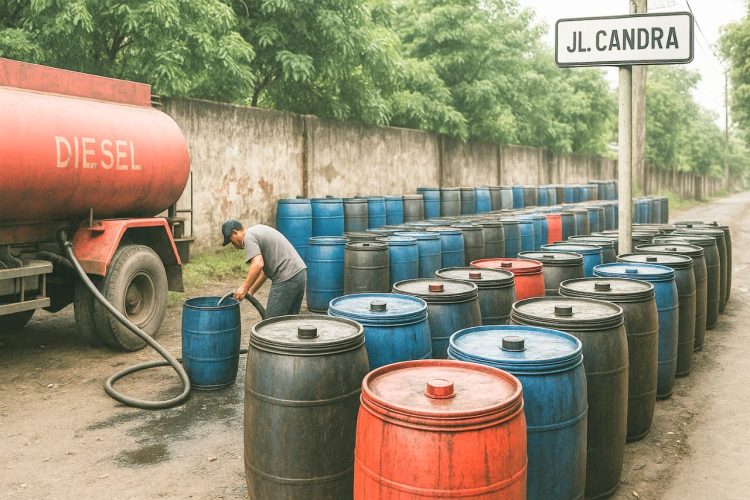 Penyimpanan Bio Solar Ilegal di Panunggangan Barat Cibodas Diduga Langgar UU Migas