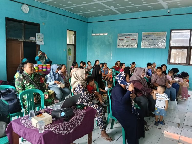 Babinsa Panjunan Dampingi DKPPP Cirebon dalam Sosialisasi Pola Konsumsi Pangan B2SA