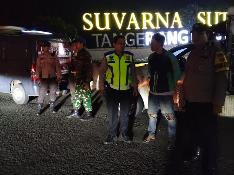 Polsek Cikupa Gelar Ops Cipkon, Patroli Mobile Antisipasi Guantibmas di Titik Rawan