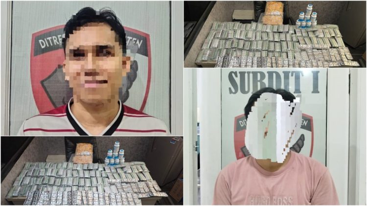 Ditresnarkoba Polda Banten Bongkar Sindikat Pengedar Obat Keras Ilegal, Puluhan Ribu Butir Barbuk Senilai Rp 150 Juta Diamankan