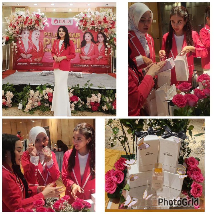 Indry Ch. Rantung  Anggota Perhimpunan Perempuan Lintas Profesi Indonesia – PPLIPI Jakarta Selatan | Profesional di Bidang International Forwarding | Founder CHRYRA Perfume