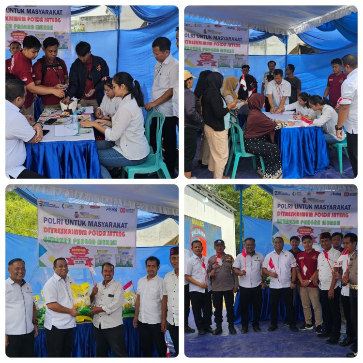 Polda Jateng Gelar Gerakan Pangan Murah, Bantu Ringankan Beban Warga Kendal