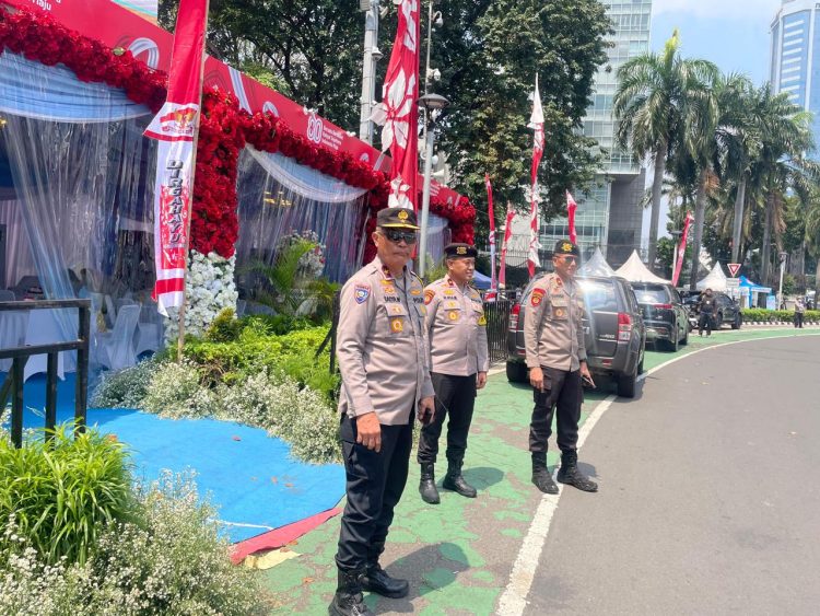 Polri Pastikan Keamanan di Kawasan Bundaran HI, Cek Langsung Personel Ops Merdeka Jaya 2025