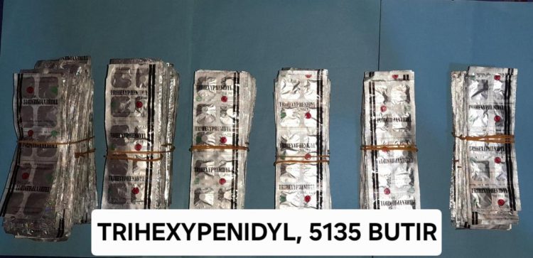 Polsek Ciputat Timur Bongkar Peredaran Obat Keras Tanpa Izin, Ribuan Butir Diamankan