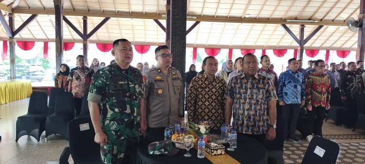 Kepala Staf Kodim 0620/Kab. Cirebon Hadiri Launching Aplikasi Manajemen Talenta Cirebon.
