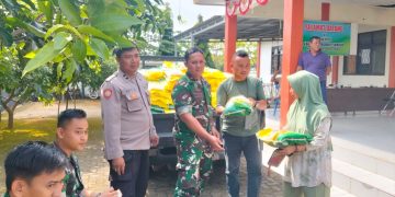 Koramil 0620-13/Sumber Laksanakan Kegiatan Gerakan Pangan Murah (GPM)