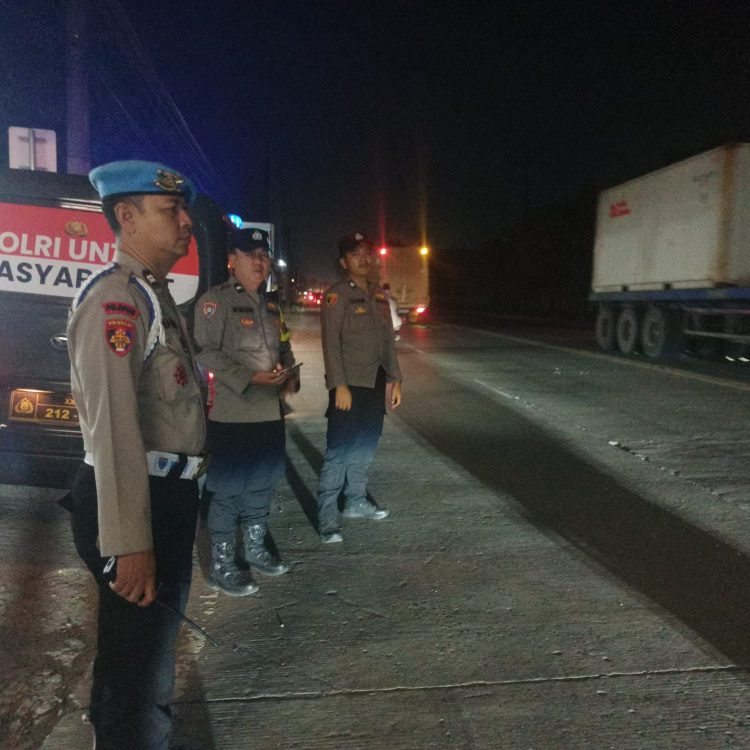 Rutinitas KRYD Patroli Preventif Polsek Balaraja Antispasi Kejahatan Jalanan di Malam hari, di Wilayah Hukum Polresta Tangerang