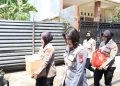 Polwan Polres Metro Jakarta Barat Anjangsana ke Purnawirawan, Wujud Kepedulian di HUT ke-77 Polwan