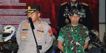 Jaga Stabilitas Keamanan, Kapolresta Tangerang Bersama Dandim Tigaraksa Pimpin Patroli Skala Besar
