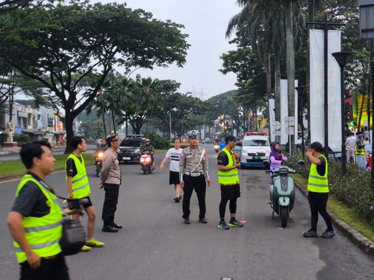 Polsek Cikupa Amankan Fun Run Komunitas di Citra Raya