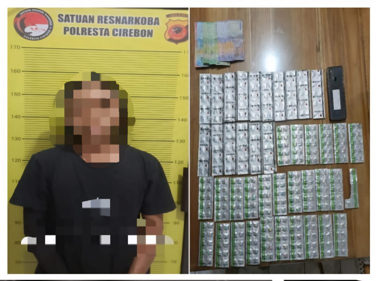 Polresta Cirebon Amankan Pengedar dan Pemasok OKT di Kecamatan Astanajapura