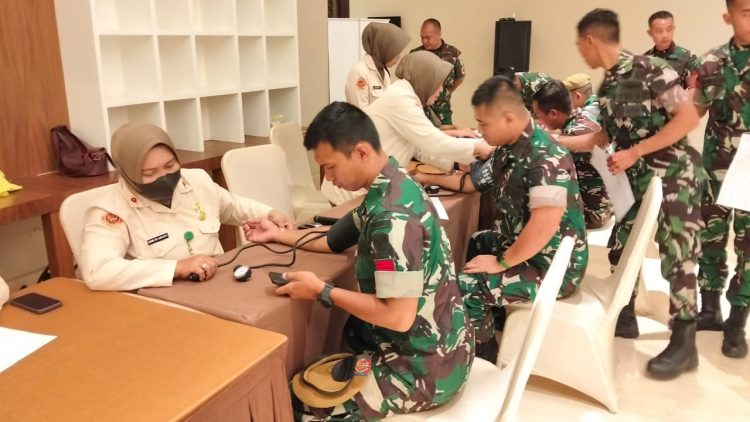 Kodim 0614/Kota Cirebon Gelar Donor Darah dalam Rangka HUT ke-80 TNI