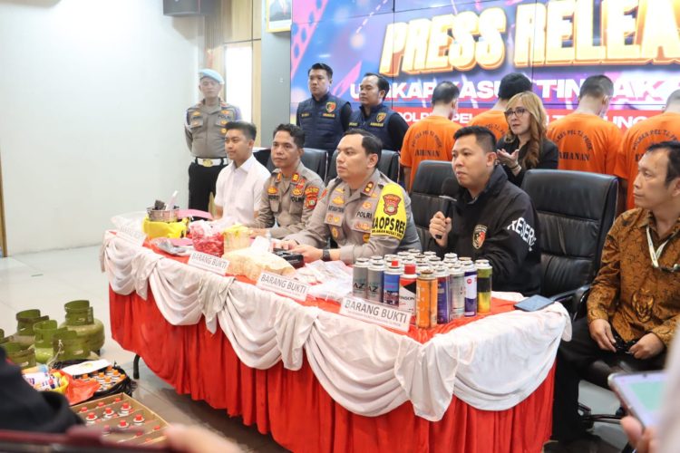“Dukung Asta Cita, Polres Priok ungkap Penyalahgunaan 3 Kg Gas Bersubsidi ke 557 Tabung Portable”