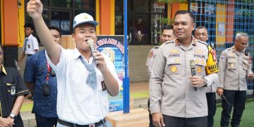 Wakapolres Metro Jakut Ajak Pelajar SMK Walang Jaya Jadi Generasi Tangguh, Jauhi Tawuran dan Narkoba
