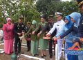 Dandim 0614/Kota Cirebon dan Ketua Persit Ikuti Ziarah Nasional Peringatan HUT ke-80 TNI