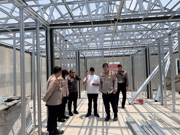 Tinjau Lokasi SPPG, Kapolres Metro Bekasi Kota dan Dirpolairud Cek Progres Pembangunan Fasilitas Gizi di Pekayon