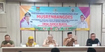 Musrenbang Juga RKPDES 2026 Desa Ranca buaya Semoga Dapat Terselesaikan Dan Bermanfaat Bagi Masyarakat.