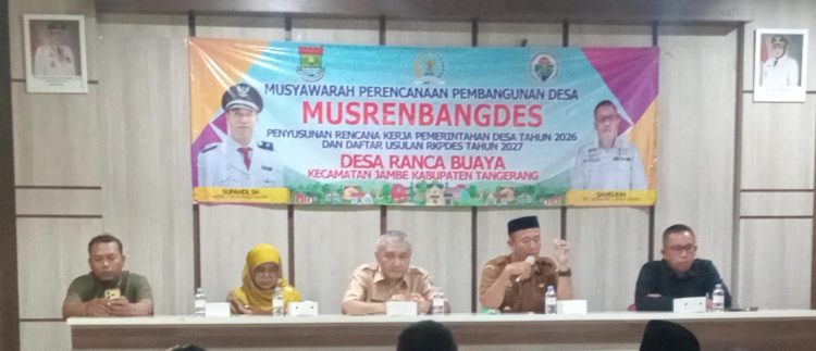 Musrenbang Juga RKPDES 2026 Desa Ranca buaya Semoga Dapat Terselesaikan Dan Bermanfaat Bagi Masyarakat.