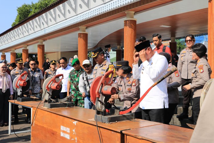 Perkuat Potensi Masyarakat, Kapolres Pimpin Apel Kebangsaan “Jaga Bekasi” Menuju Indonesia Emas