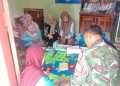 Babinsa Kelurahan Kesepuhan Dampingi Kegiatan Makan Bersama Balita Stunting