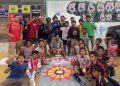 Babinsa Drajat Dampingi Karang Taruna Ikuti PORGA HUT ke-44 Kelurahan Drajat,  Simaja Utara Juara Mini Soccer.