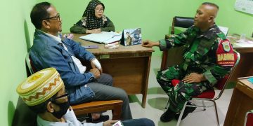 Babinsa Kelurahan Larangan Laksanakan Anjangsana ke Koperasi Merah Putih, Bahas Perkembangan Kegiatan Ekonomi Warga