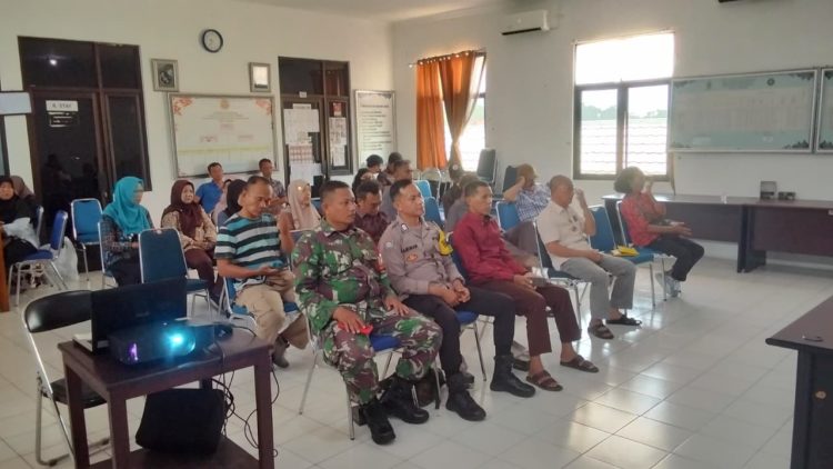 Babinsa Kesenden Hadiri Bimtek Kampung Siaga Bencana Tahun 2025