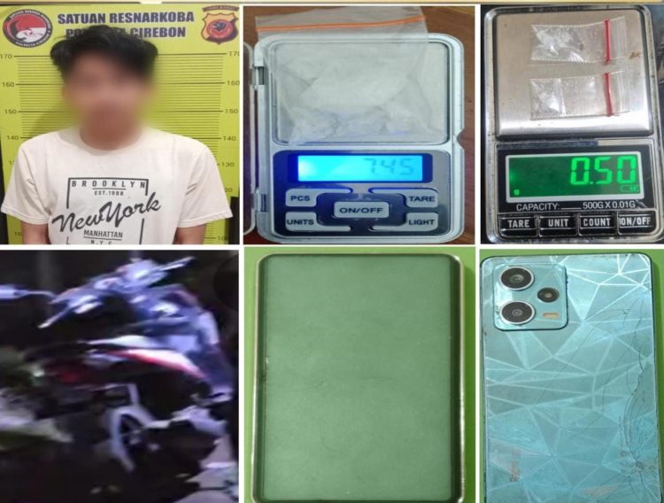 Polresta Cirebon Amankan 5 Pengedar Sabu-sabu