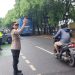 Pelayanan Pagi Restro Tangerang Kota Polisi Lakukan Pengaturan Lalu Lintas di jalan jalan padat lalu lintas
