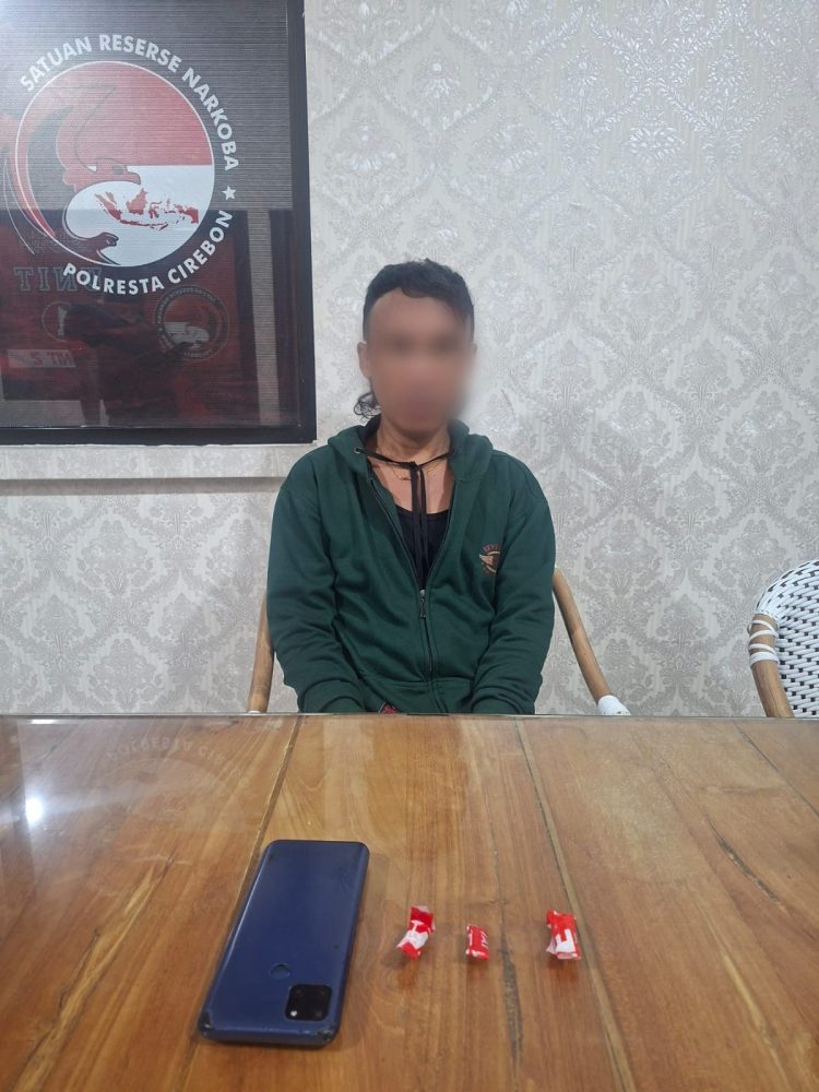 Polresta Cirebon Amankan Pengedar Sabu-sabu di Kecamatan Jagapura