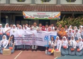 Jasa Raharja Gelar Program Pengajar Peduli Keselamatan Berlalu Lintas di SMAN 4 Jakarta Pusat