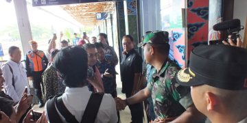Dandim 0614/Kota Cirebon Sambut Kedatangan Menteri Kebudayaan RI dalam Kunjungan Kerja di Kota Cirebon