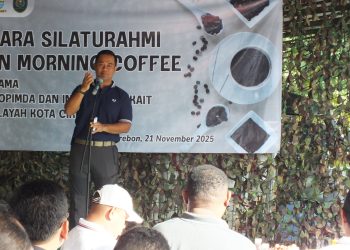 Kodim 0614/Kota Cirebon Gelar Silaturahmi dan Coffee Morning Bersama Forkopimda