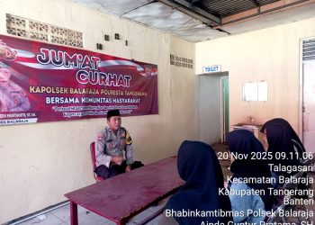 Jumat Curhat Bhabinkamtibmas Polsek Balaraja Polresta Tangerang Perkuat Sinergitas Dengan Masyarakat Guna Ciptakan Kamtibmas yang Kondusif